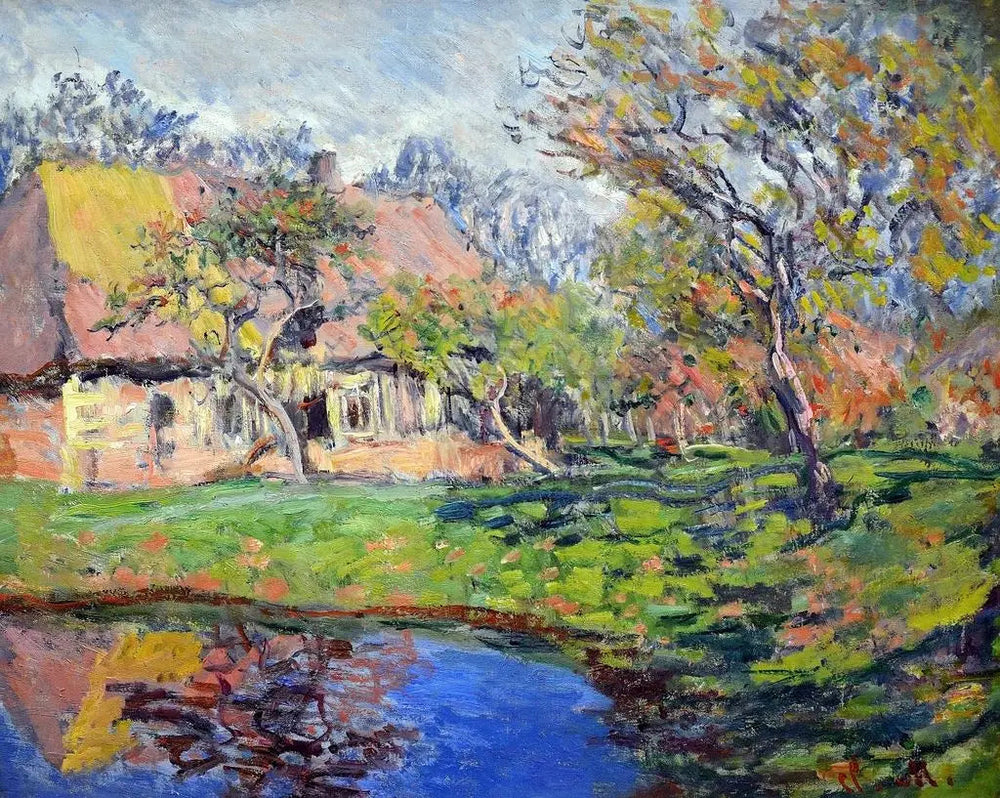 Chaumière normande - Claude Monet image 1 reproduction artisanale de tableau