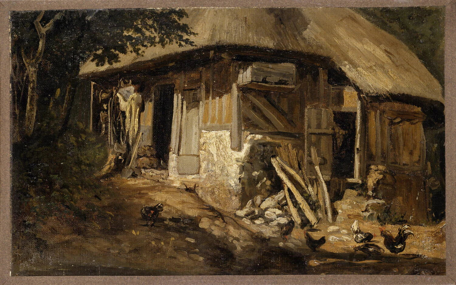 Chaumière normande - Paul Huet