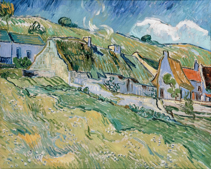 Cottages in Auvers-sur-Oise - Vincent van Gogh