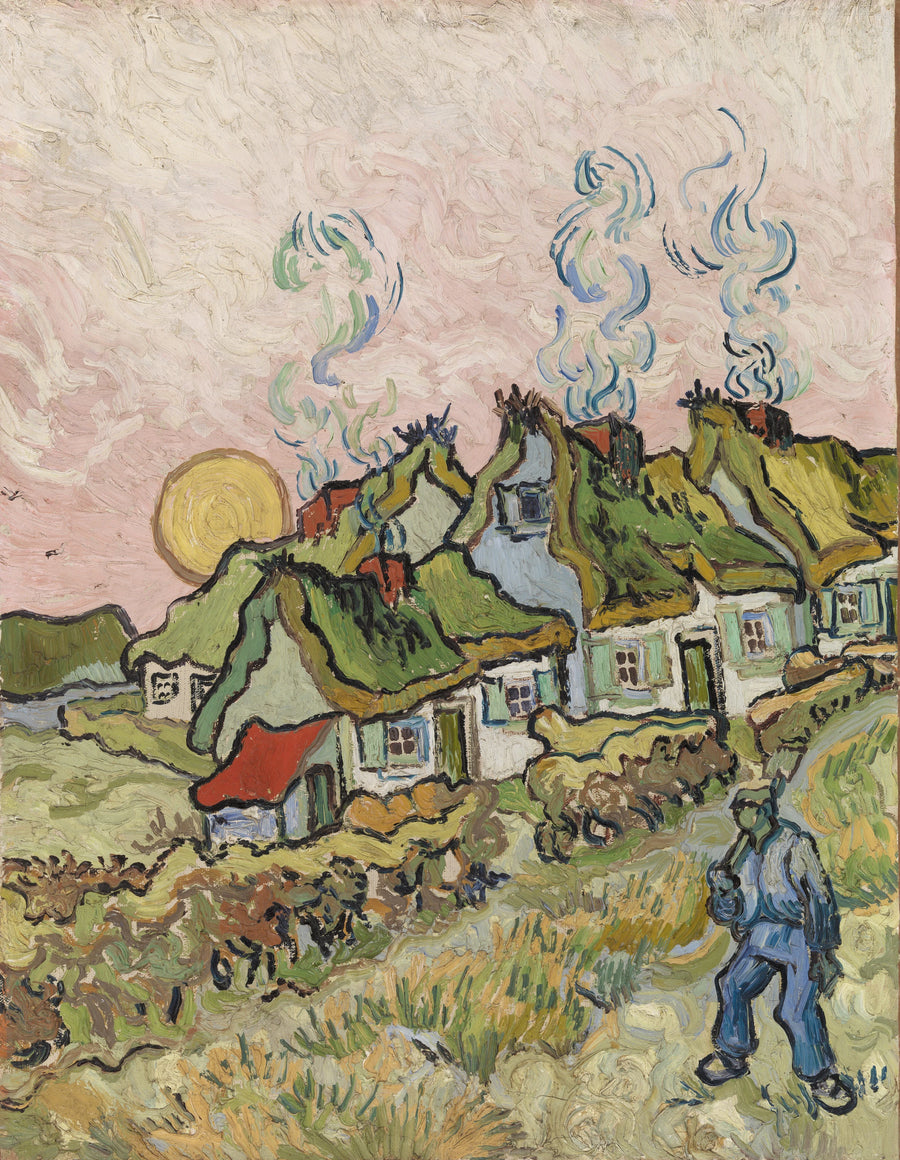 Cottages in the Sun - Vincent van Gogh
