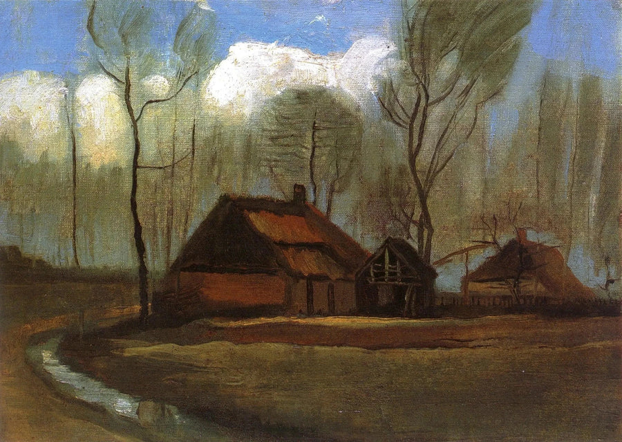 Farm Among the Trees - Vincent van Gogh