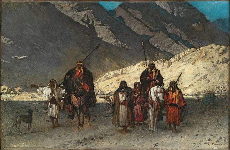 Arab Sheikhs in the Mountains - Léon Bonnat