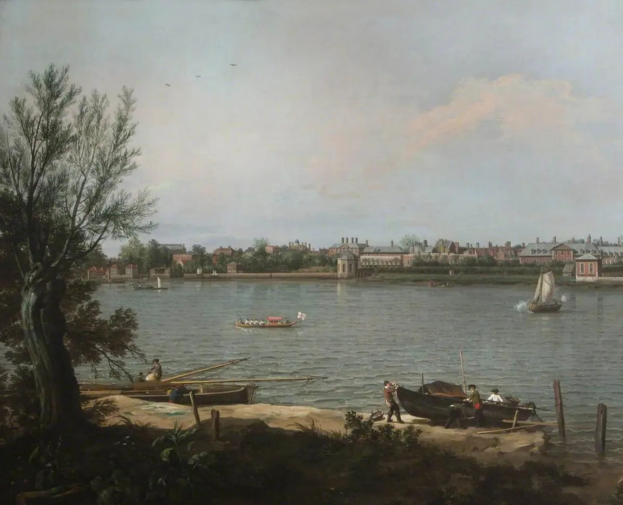 Chelsea depuis la Tamise à Battersea Reach - Canaletto
