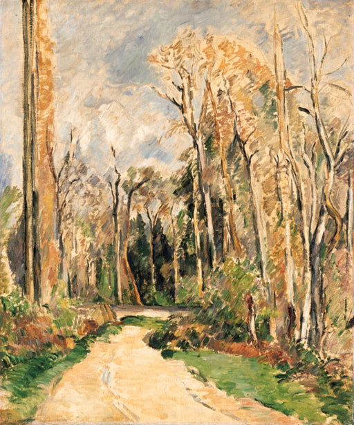 Reproduction du tableau « Chemin à l'entrée de la forêt - Paul Cézanne » par Alpha Reproduction en peinture à l’huile