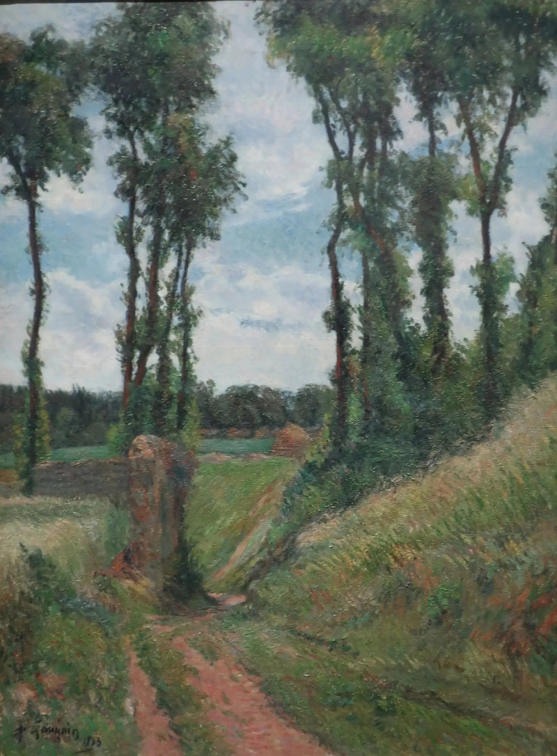 Path among the Poplars, Osny - Paul Gauguin