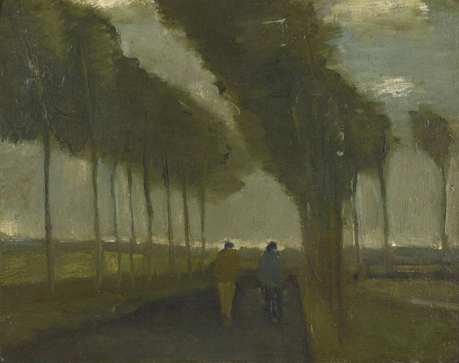 The Avenue of the Two Walkers - Vincent van Gogh