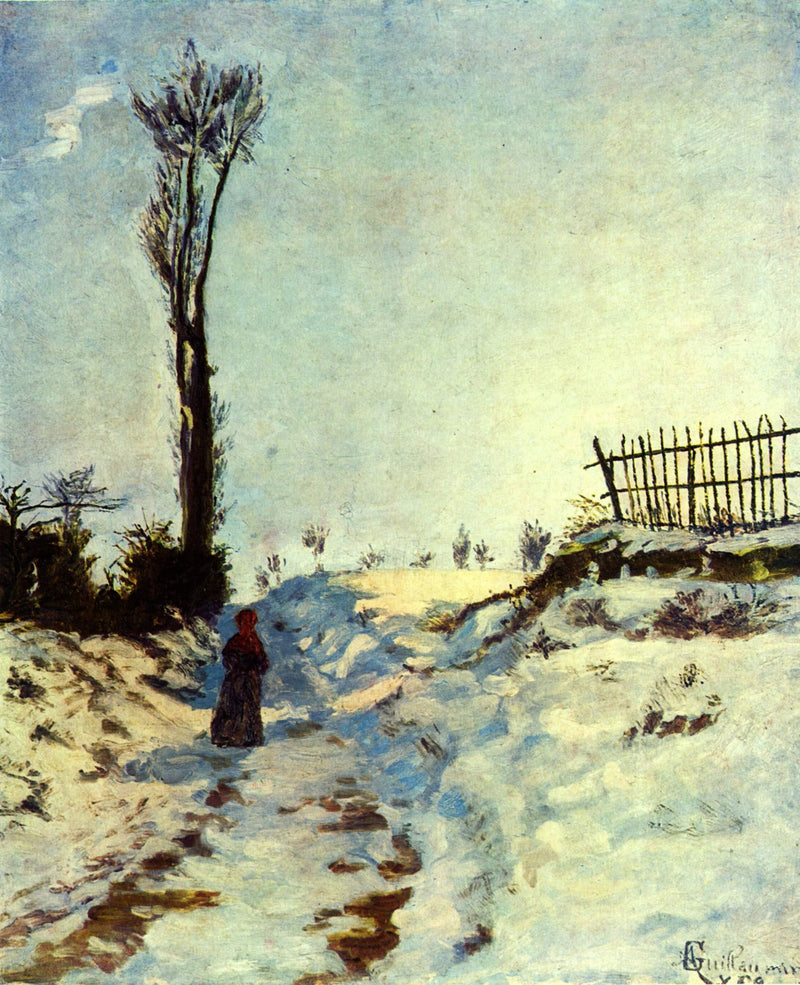 Hollow Path, Snow Effect - Armand Guillaumin