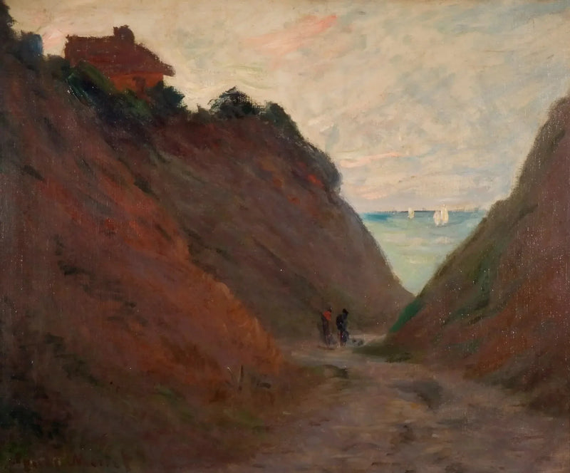 The Hollow Path in the Cliff at Varangéville - Claude Monet