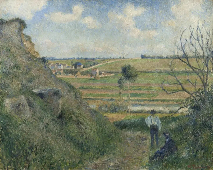 Hollow Path, View of Épluches - Camille Pissarro
