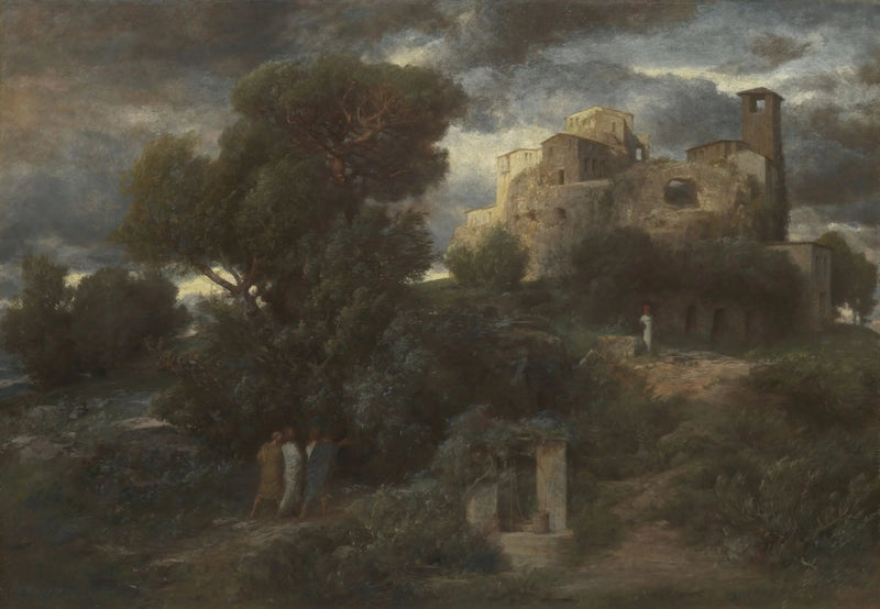 Emmaus Path - Arnold Böcklin
