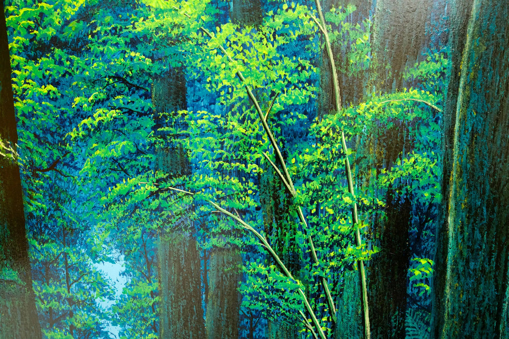 Chemin dans la Forêt Verte | 130 x 190 cm image 11 reproduction de peinture à l’huile