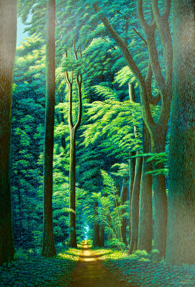 Chemin dans la Forêt Verte | 130 x 190 cm Reproductions de tableaux à la peinture à l’huile
