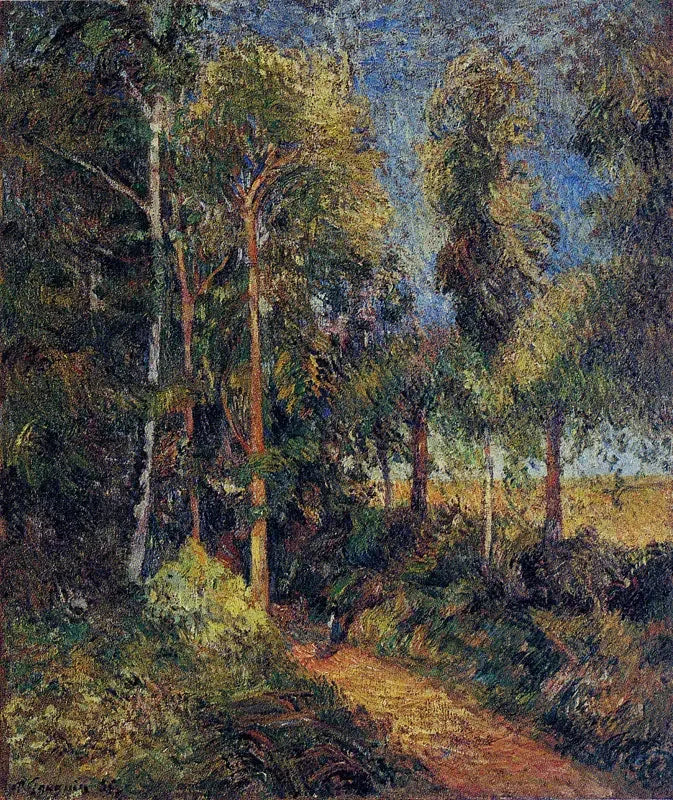 Path in the Beech Grove - Paul Gauguin