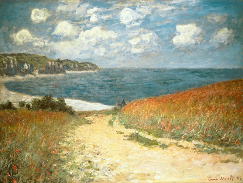 Path in the Wheat Fields at Pourville - Claude Monet