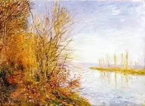 By Road at the Woods of Roches-Courtaut, Summer of St. Martin - Alfred Sisley