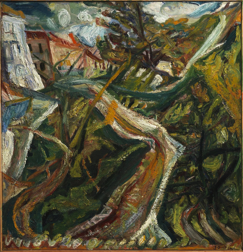 Path of the Fontaine des Tins in Céret - Chaim Soutine