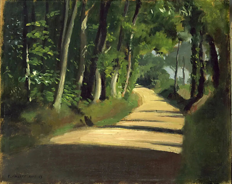 Sunny Path in Honfleur - Félix Vallotton