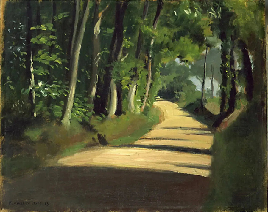 Sunny Path in Honfleur - Félix Vallotton