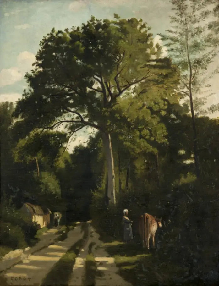 Forest Path, Ville d'Avray - Jean-Baptiste Camille Corot