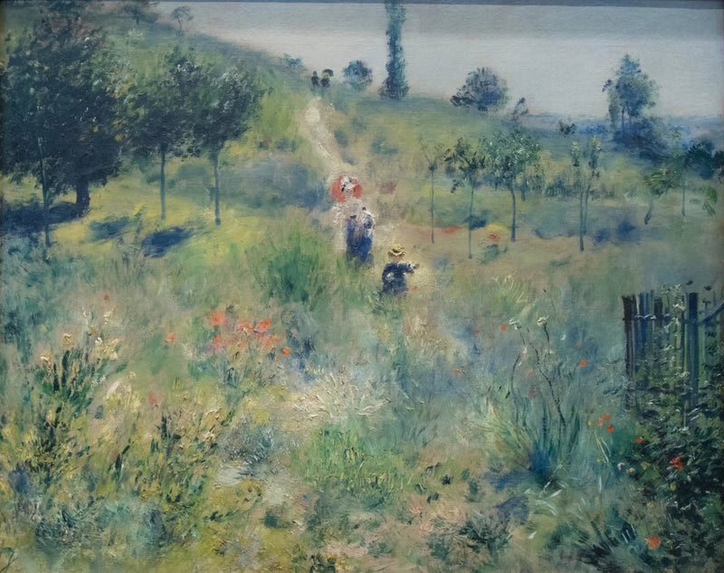 Rising Path in the Tall Grass - Pierre-Auguste Renoir