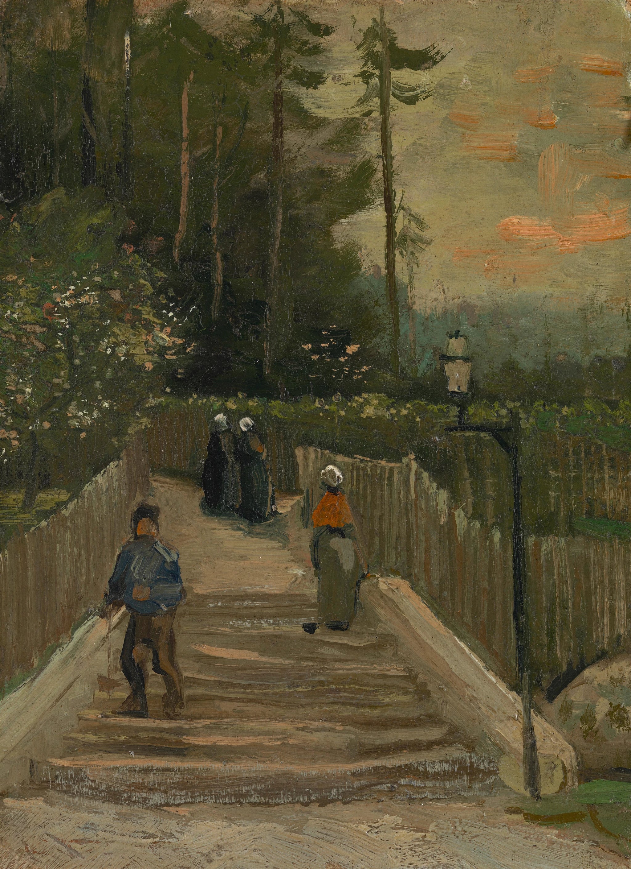 Chemin à Montmartre F232 — Vincent van Gogh