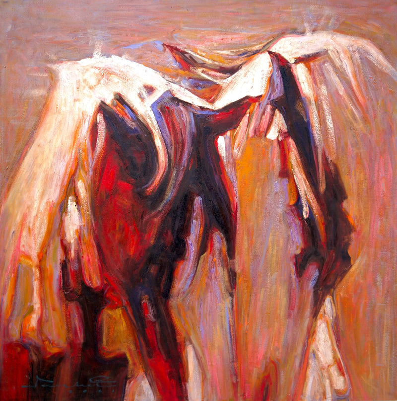 Abstract Horse | 100 x 100 cm