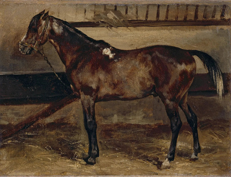 Brown Horse in the Stable - Théodore Géricault