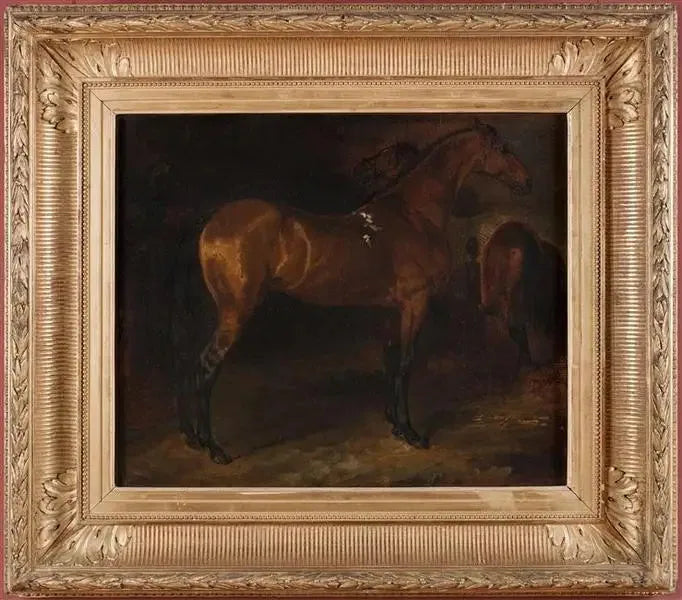 Spanish Horse in a Stable - Théodore Géricault
