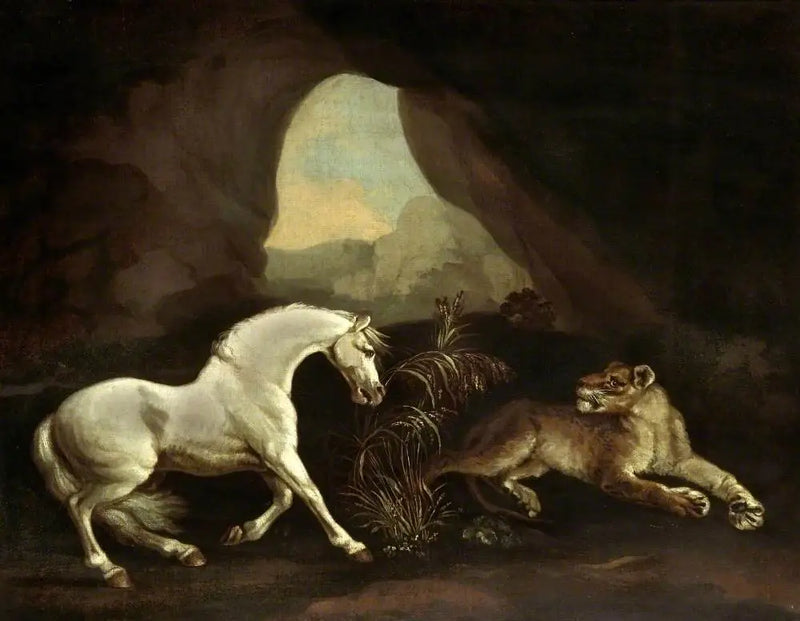 Horse and Lioness - George Stubbs