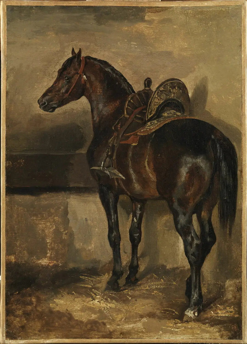 Turkish Horse in a Stable - Théodore Géricault