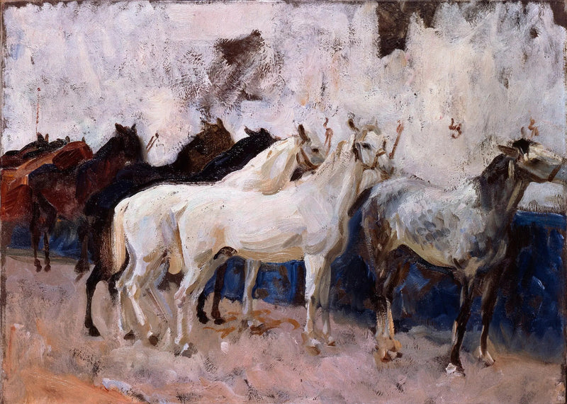 Horses at Palma - John Singer Sargent