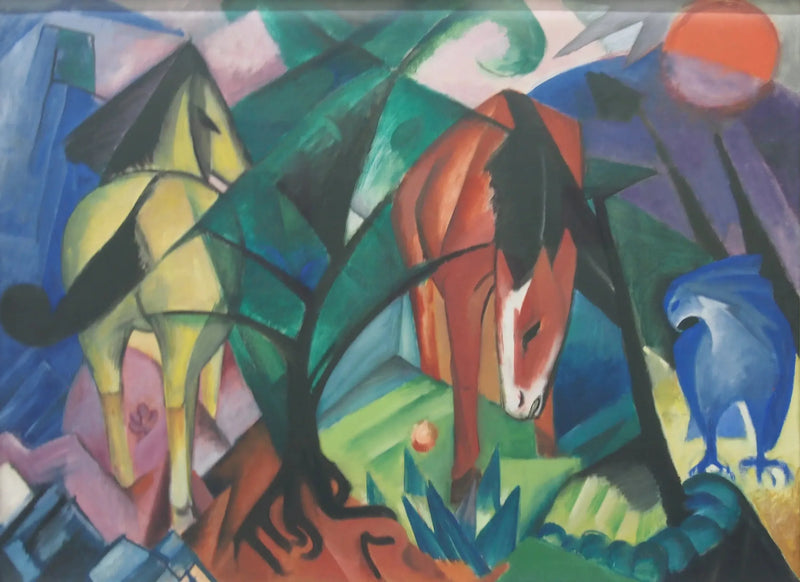 Horses and Eagle - Franz Marc