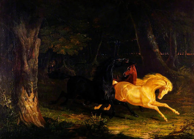 Wild Horses - John Frederick Herring, Sr.