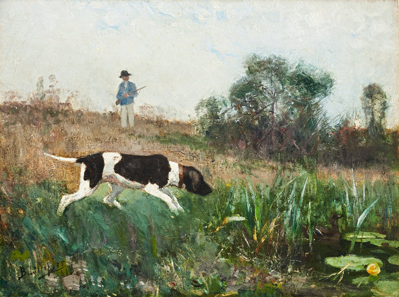 Hunting dog - Bruno Liljefors