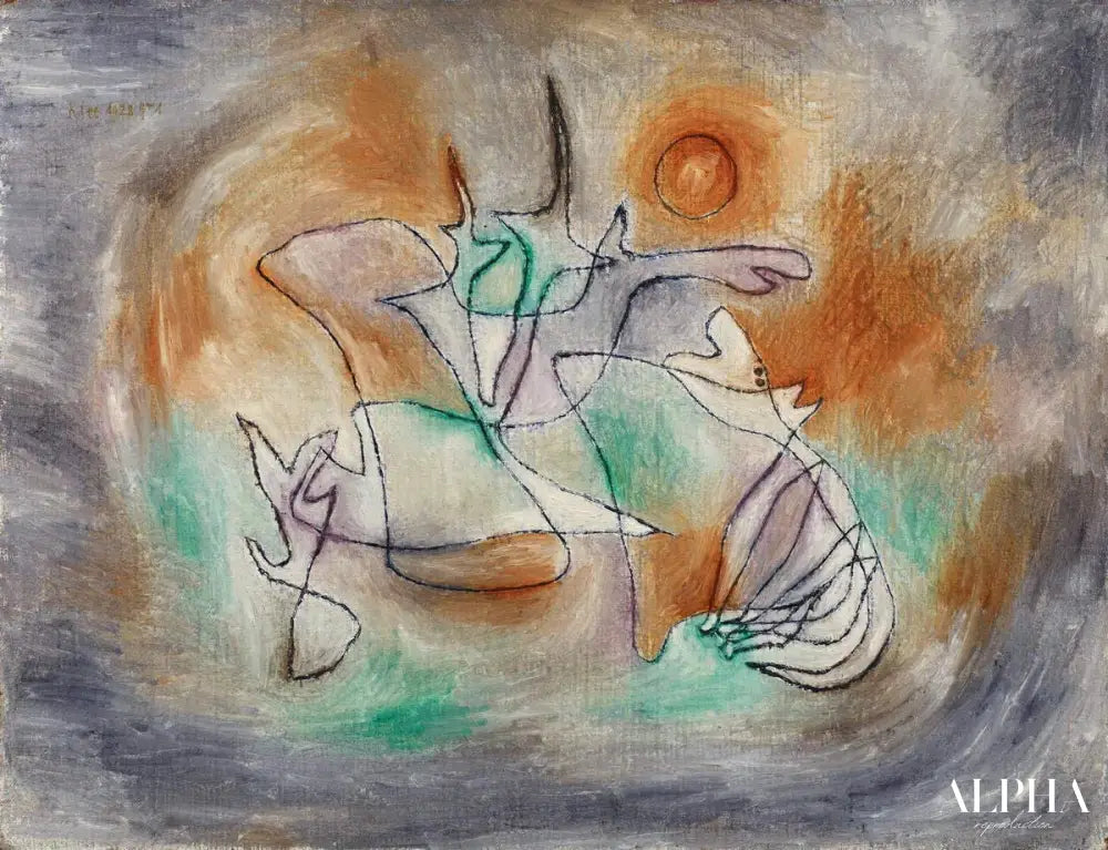 Chien hurleur - Paul Klee - Reproductions de tableaux et peintures haut de gamme