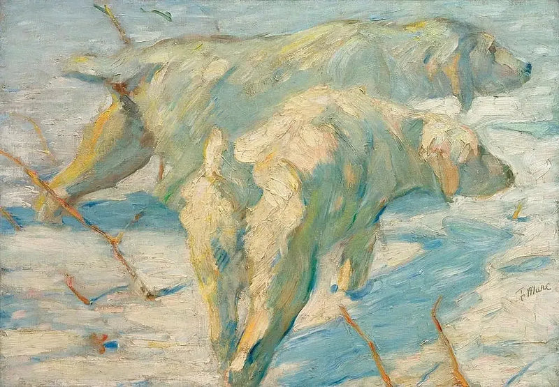 Siberian Shepherd Dogs - Franz Marc