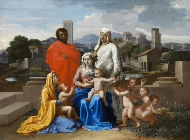 Numbers of the Holy Family at the Tenth - Nicolas Poussin