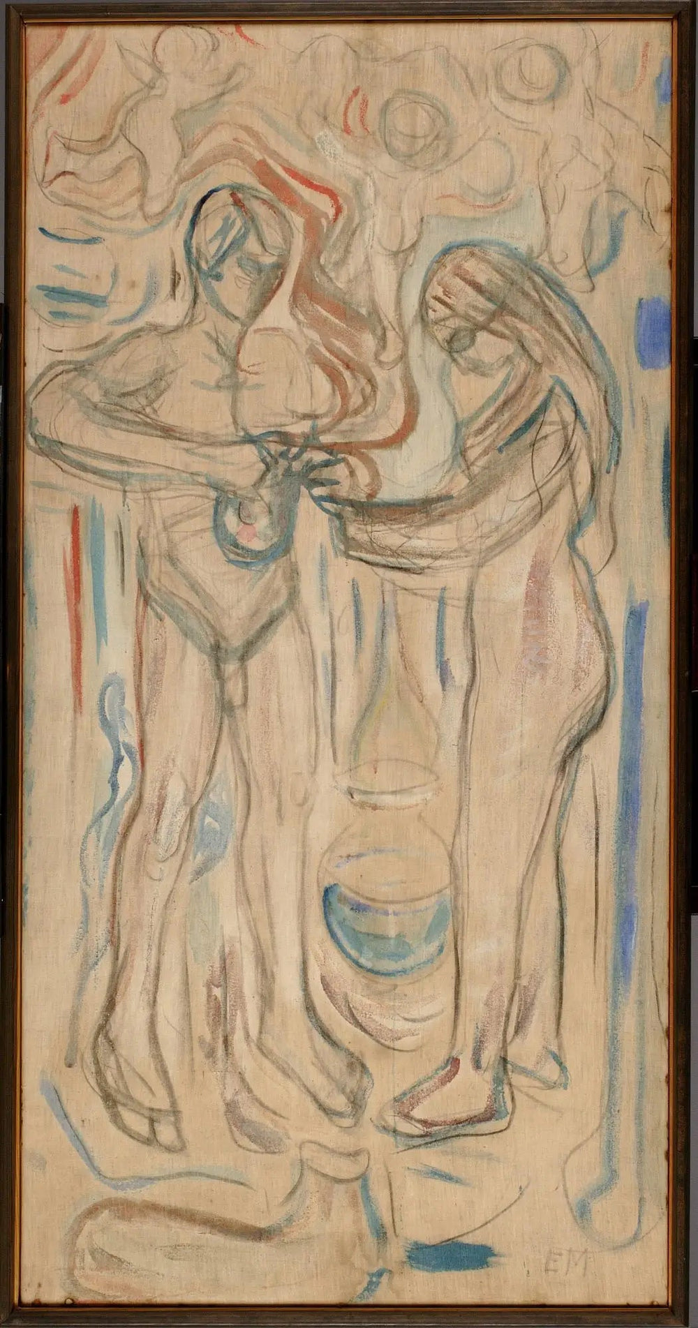 Chimie - Edvard Munch image 1 copie de tableau peinte à la main