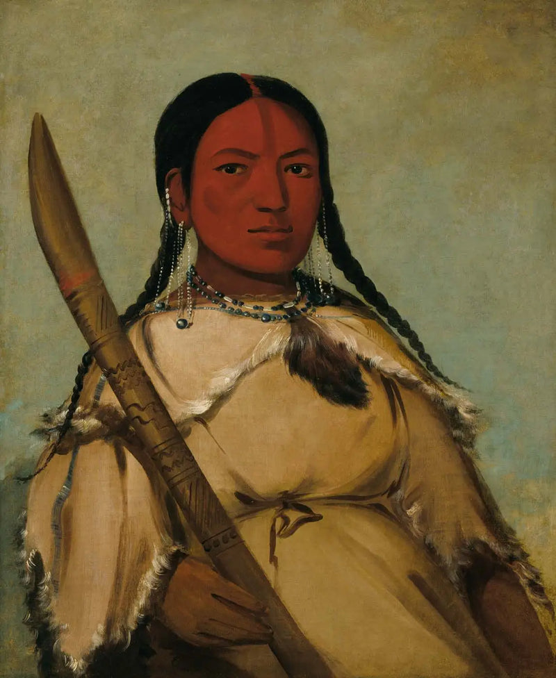 Chin-cha-pee, fire insect that crawls, woman with a pigeon egg head - George Catlin