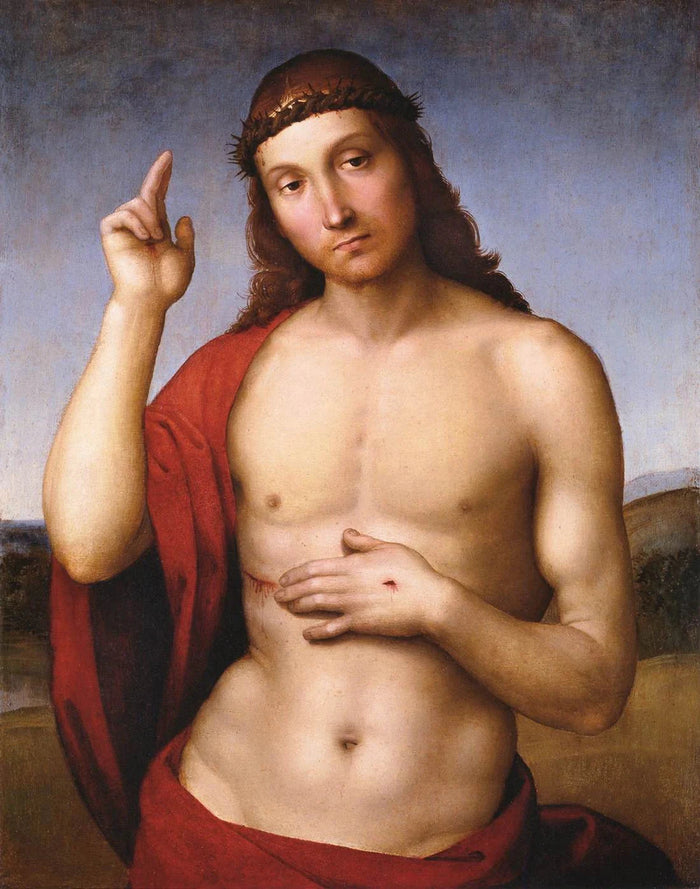 Christ blessing with stigmata, circa 1504-1506 - Raphaël