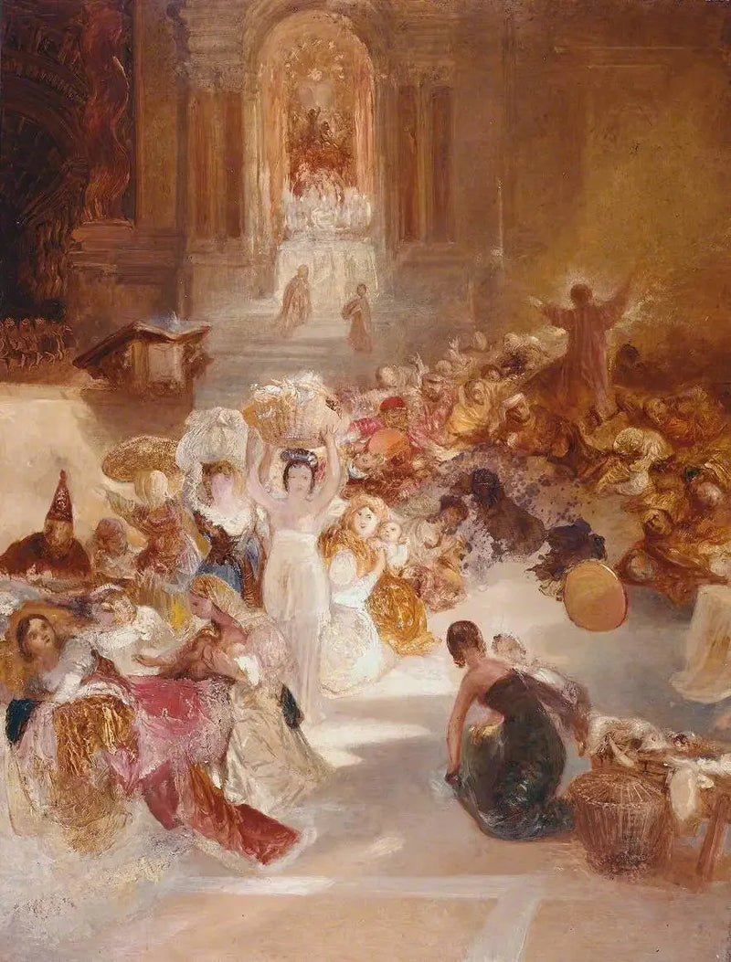 Christ Driving the Traders from the Temple - J. M. W. Turner