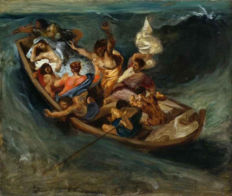 Christ on the Sea of Galilee - Eugène Delacroix
