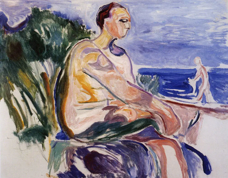 Christian Gierløff in Åsgårdstrand - Edvard Munch