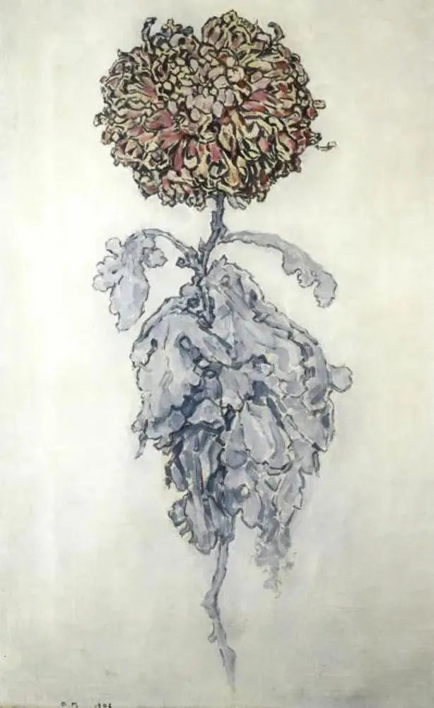 Chrysanthemum - Piet Mondrian