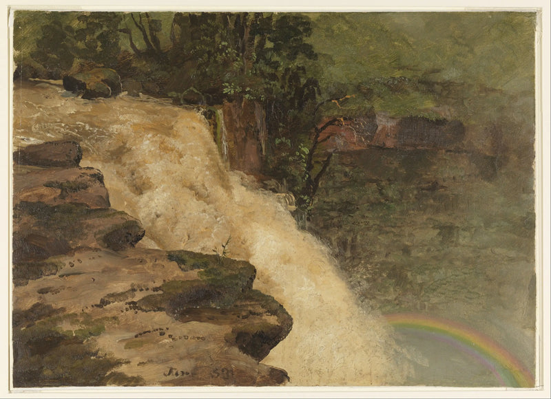 Waterfall in Colombia - Frederic Edwin Church