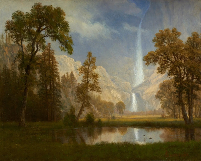 Yosemite Falls - Albert Bierstadt