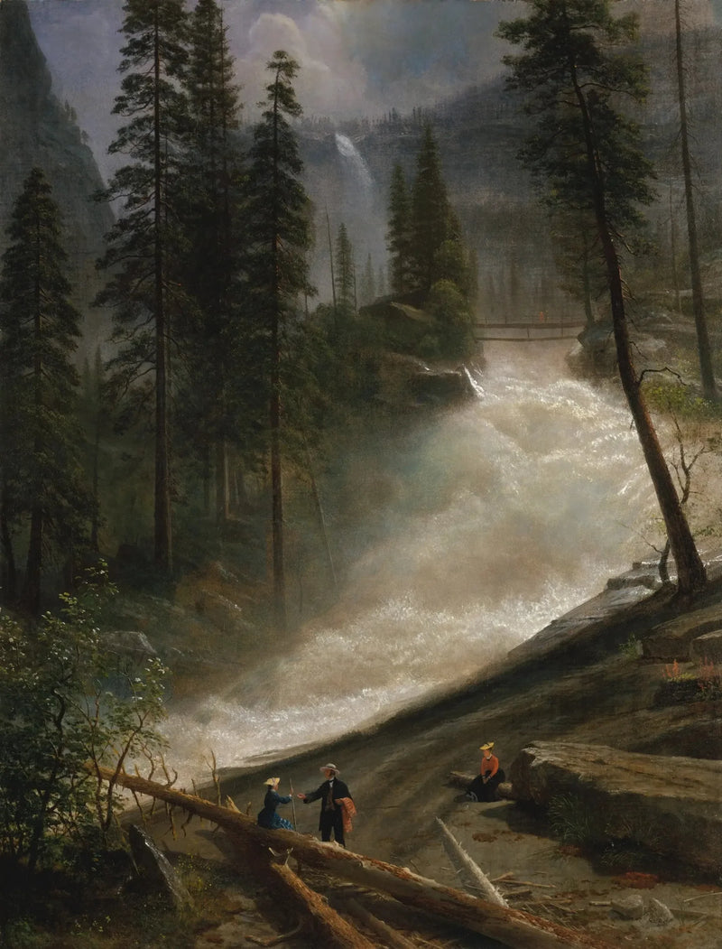 Nevada Falls, Yosemite - Albert Bierstadt