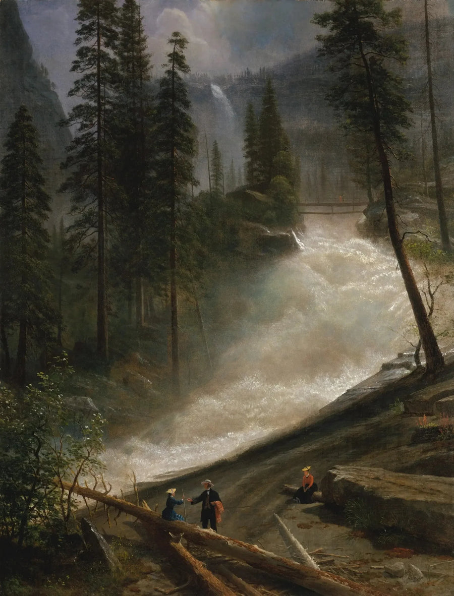 Nevada Falls, Yosemite - Albert Bierstadt