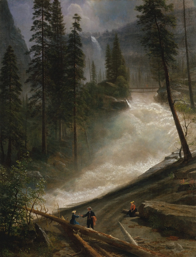 Nevada Falls, Yosemite - Albert Bierstadt