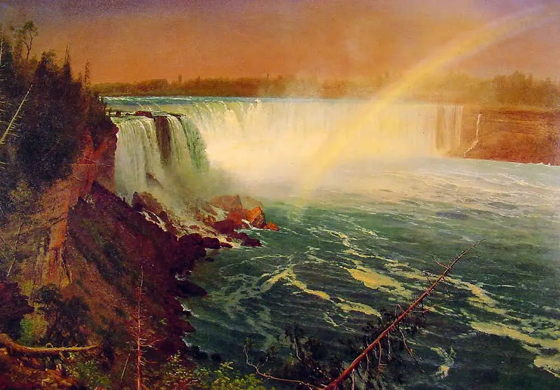Niagara Falls with Rainbow - Albert Bierstadt
